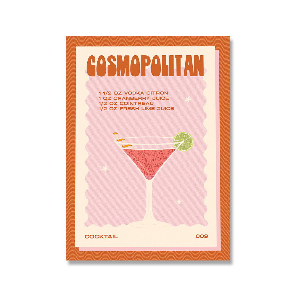 🍹 Cocktail Retro – Set di Stampe Vintage per Amanti dei Drink! 🎨✨