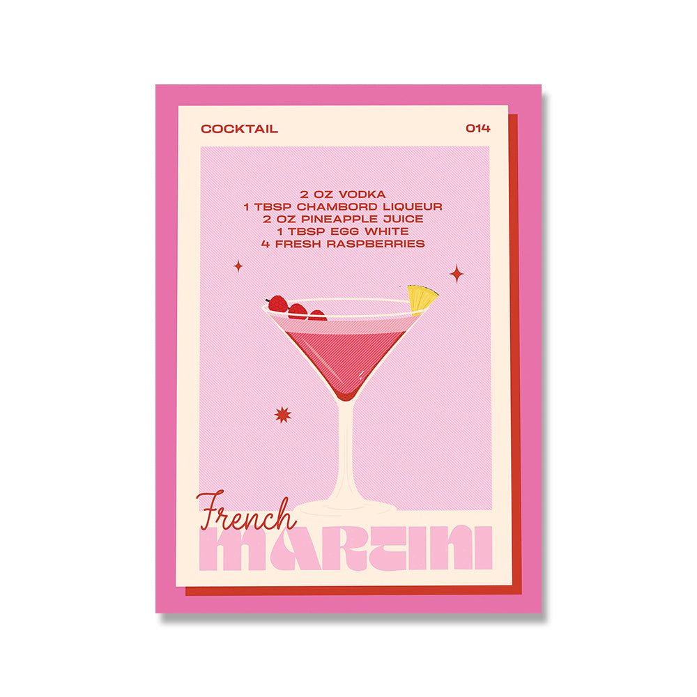 🍹 Cocktail Retro – Set di Stampe Vintage per Amanti dei Drink! 🎨✨